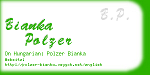 bianka polzer business card